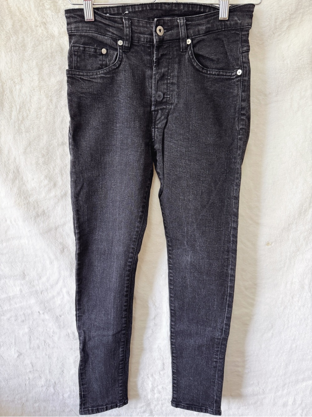H&M &DENIM Black Men's Skinny Low Waist Jeans